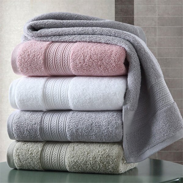 Cotton Bath Towel Super Absorbent Terry Bath Face Towel