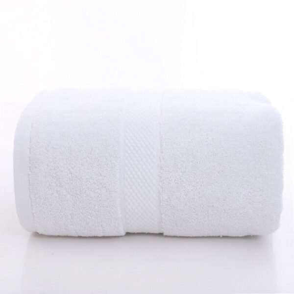 Bath Towel, 100% Cotton, Thickened and Enlarged, Absorbent - Image 2