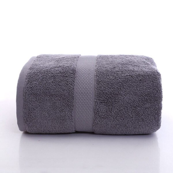 Bath Towel, 100% Cotton, Thickened and Enlarged, Absorbent - Image 2